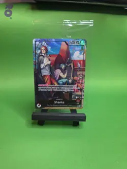 PSA One Piece Card Game SHANKS OP09-001 Holo Promo Card - SEALED - Image 1