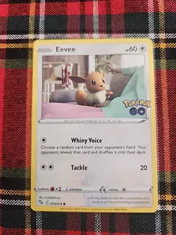 Eevee 054/078 Pokemon Go 2022 Trading Card - Image 1