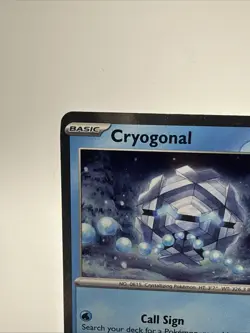 Cryogonal 047/191 Pokemon TCG Holiday Calendar 2025 Festive Stamp Promo Card NM - Image 2