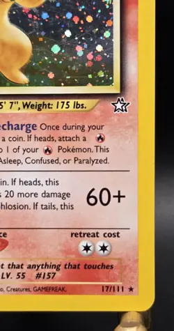 Pokemon TCG ~ Typhlosion Neo Genesis ~ Holo Card ~ Rare #17/111 ~ (See Pictures) - Image 4