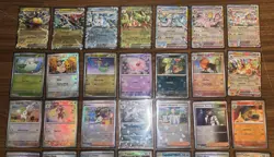 POKEMON TCG PRISMATIC EVOLUTIONS 35 Card Lot: Poke Balls, EX, Trainers, Ace-Spec - Image 2