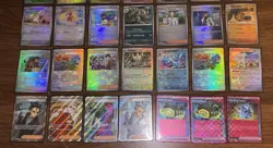 POKEMON TCG PRISMATIC EVOLUTIONS 35 Card Lot: Poke Balls, EX, Trainers, Ace-Spec - Image 3