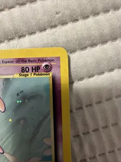 Pokemon Espeon 1/75 Neo Discovery Holo Rare Card English LP - Image 3