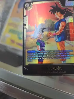 Son Goku Jr. FB08-102 Alternate Art Saiyan's Pride Dragon Ball English Card - Image 5