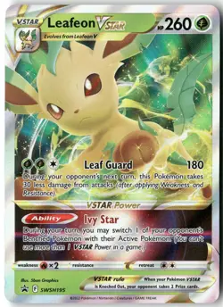Leafeon VSTAR, Pokemon SWSH: Sword & Shield Promo Cards Promo, SWSH195 NM - Image 1