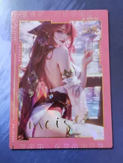 SSR-24 Yae Miko Genshin Impact Goddess Story TCG Holo Sexy Anime Waifu Card - Image 1