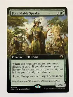 Formidable Speaker (Extended Art) R Lorwyn Eclipsed 366 NM - Image 1