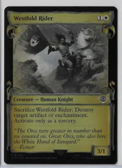 MTG Westfold Rider Showcase FOIL Lord of the Rings (LTR) Magic #0488 Unplayed - Image 1