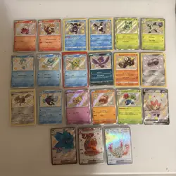 Lot of 21 Mixed Sets, Baby Shiny Bundle Pokemon Cards TCG NM Pack Fresh Proms - Image 1