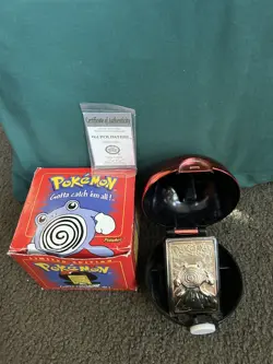 1999 Pokemon Burger King Limited Edition 23K Gold Plated Poliwhirl Card - Image 1