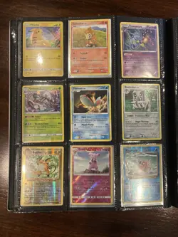 Pokemon TCG Mixed Card Lot Pikachu Charizard Mewtwo Poke Ball Binder Holo Foil - Image 5