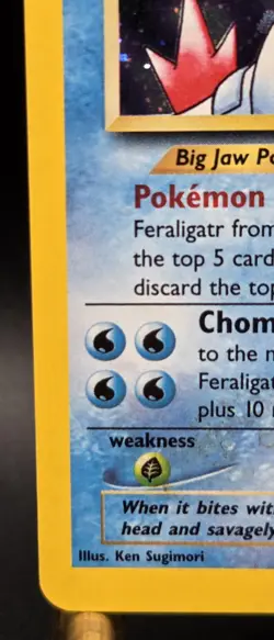 Pokemon TCG ~ Feraligatr ~ Neo Genesis ~ Rare Holo Card 4/111 ~ (See Pictures) - Image 2