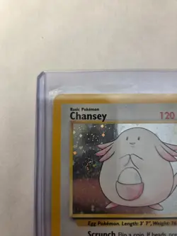 Pokemon TCG Chansey 3/130 Holo Original WOTC Base Set 2 1999-2000 LP - Image 2