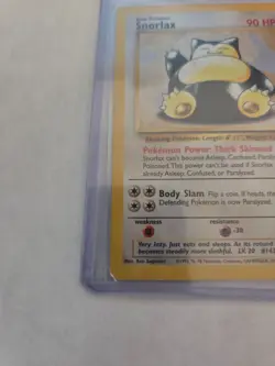 Pokemon TCG Snorlax Jungle Card 27/64 Unlimited Rare, Non-Holo LP - Image 4