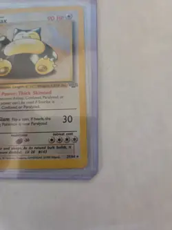 Pokemon TCG Snorlax Jungle Card 27/64 Unlimited Rare, Non-Holo LP - Image 5