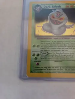 Pokemon Cards: Team Rocket Rare Holo: Dark Arbok 2/82 LP - Image 4