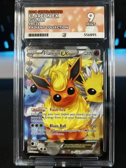 Flareon EX RC28/RC32 Generations Radiant Collection Ace 9 Pokemon TCG Evolutions - Image 2