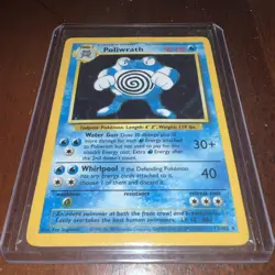 Pokemon TCG - Poliwrath 13/102 LP - Base Set Unlimited Holo Rare - Vintage 1999 - Image 1