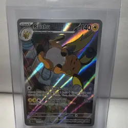 Pokemon TCG Raichu 211/193 Paldea Evolved Illustration Rare Holo 140 HP - Image 1