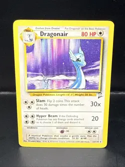 Pokemon TCG Dragonair Base Set 2 Rare Card 22/130 A - Image 2