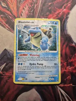 Pokemon TCG Secret Wonders #2/132 Blastoise Holo DMG Damaged - Image 1