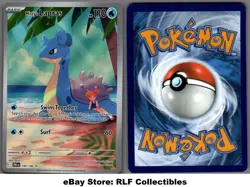2025 Pokemon, Destined Rivals, #194/182 Misty's Lapras, Holo Illustration Rare - Image 1