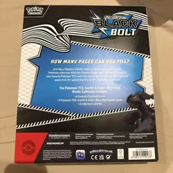 Pokemon TCG Scarlet & Violet Black Bolt - Binder Collection Box - NEW & SEALED - Image 2