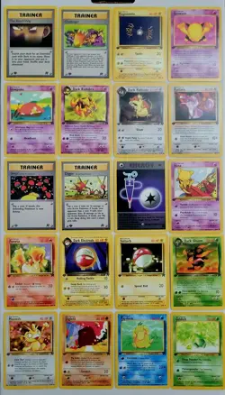 Pokemon 1st Edition Team Rocket 20 Card Lot LP Commons/Uncommons 🚀 🚀 - Image 1