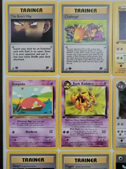 Pokemon 1st Edition Team Rocket 20 Card Lot LP Commons/Uncommons 🚀 🚀 - Image 2