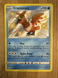 Cramorant SV030/SV122 SWSH Shining Fates Shiny Holo Rare Pokemon - NM - Image 1