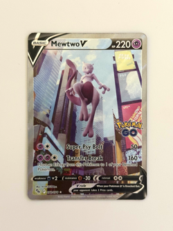 Mewtwo V 072/078 - Pokemon Go Full Art - Near Mint Condition - Image 1