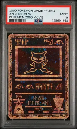 2000 POKEMON GAME MOVIE POKEMON 2000 MOVIE ANCIENT MEW PSA 9 - Image 1