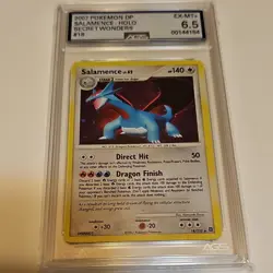 Pokemon Salamence Holo Rare 18/132 Secret Wonders AGS 6.5 TCG 2007 - Image 1