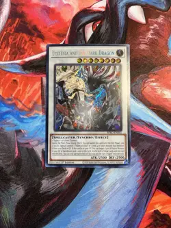 Yugioh! Ecclesia and the Dark Dragon BPRO-EN041 Secret Rare 1st Edition NM - Image 1