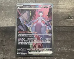 Pokemon TCG Team Rocket's Mewtwo EX 231/182 Destined Rivals SIR Full Art - Image 3