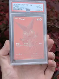 PSA 10 Victini 172/086 (Red Victini) White Flare Pokemon Card English BWR - Image 5