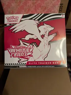 Pokemon TCG: Scarlet & Violet - WHITE FLARE Elite Trainer Box FACTORY SEALED ETB - Image 1