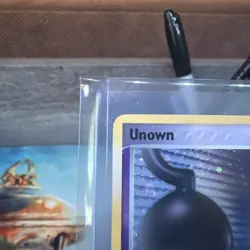 2005 Pokemon Unseen Forces Unown #U/28 Rare Holo LP - Image 3