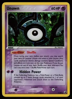 Unown S - S/28 - Pokemon Card Ex Unseen Forces Holo Rare - NM - Image 1