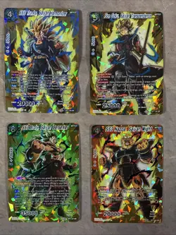 Dragon Ball Super Card Game Iconic Set Rare ISR Lot Gold Foil DBZ Saiyan - Image 1