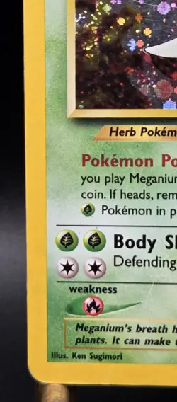 Pokemon TCG ~ Neo Genesis ~ Meganium ~ Rare Halo Card #10/111 ~ (See Pictures) - Image 2