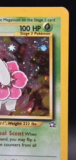 Pokemon TCG ~ Neo Genesis ~ Meganium ~ Rare Halo Card #10/111 ~ (See Pictures) - Image 5