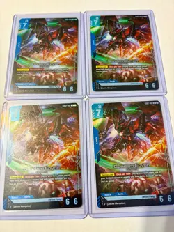 4x (Playset) Gundam Epyon (LR) GD02-002 - Gundam TCG Card Game - Dual Impact NM - Image 1