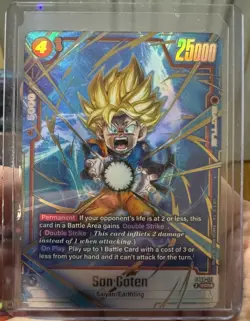 Son Goten FB08-121 SCR Alternate Art Saiyan's Pride Dragon Ball English Card - Image 1
