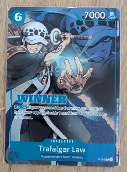 Trafalgar Law (Tournament Pack Vol. 1) P-009 One Piece Promotion Cards Winner - Image 1