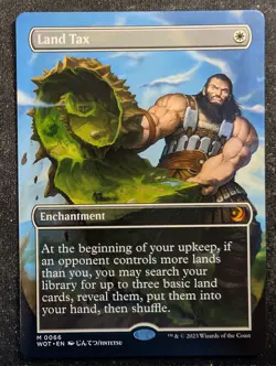 Land Tax - Anime Borderless - Wilds of Eldraine (MTG) - Image 1