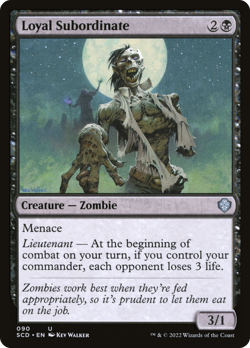 Loyal Subordinate [Starter Commander Decks] Magic MTG - Image 1