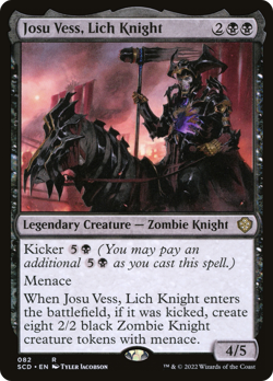 Josu Vess, Lich Knight [Starter Commander Decks] Magic MTG - Image 1