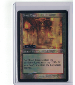2024 MAGIC THE GATHERING BLOOD CRYPT RETRO FRAMED FOIL SERIALIZED 332/500 - Image 1