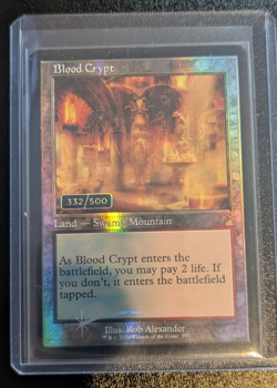 2024 MAGIC THE GATHERING BLOOD CRYPT RETRO FRAMED FOIL SERIALIZED 332/500 - Image 3